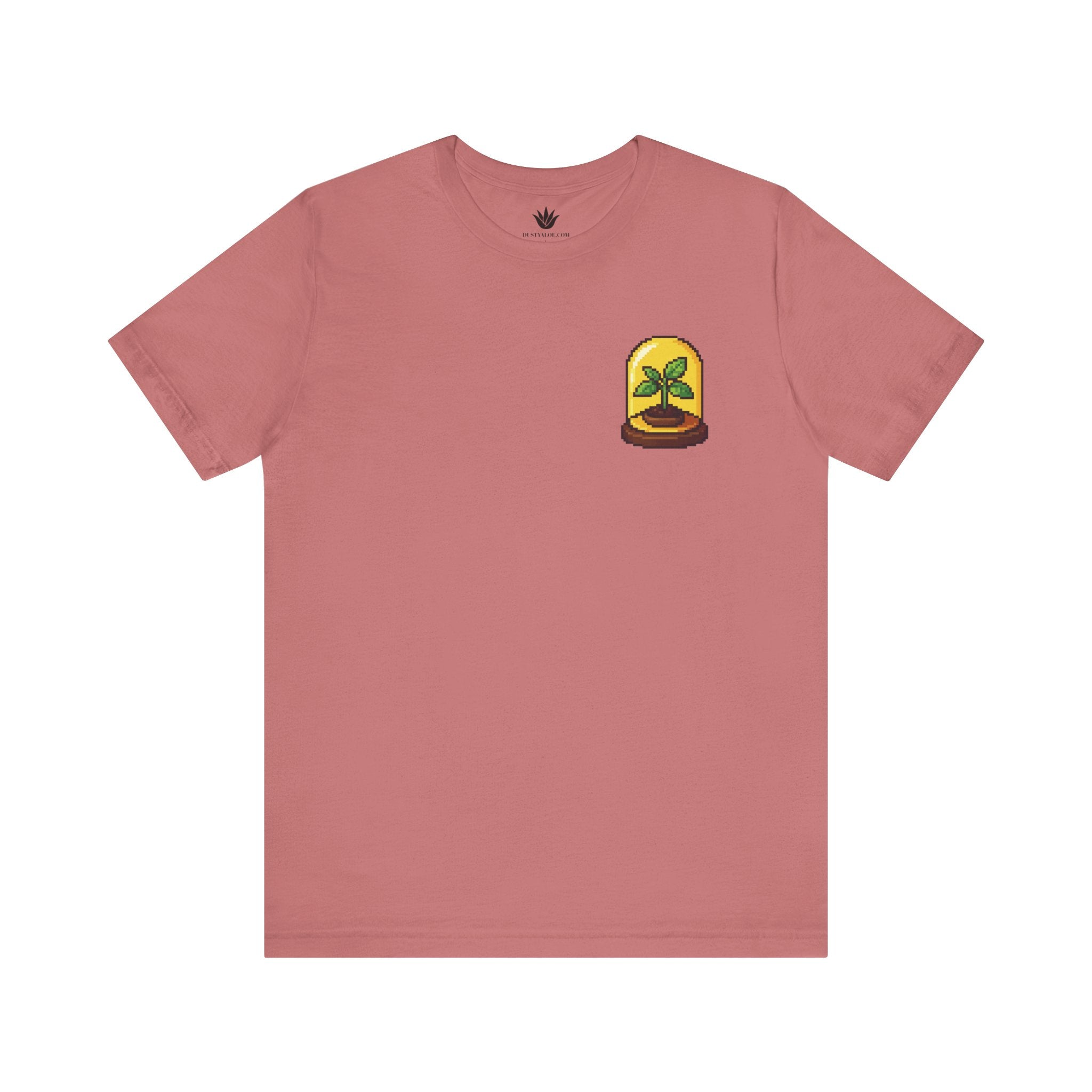Do Not Disturb I’m Rooting T-Shirt – Funny Pixel Plant Lover Tee