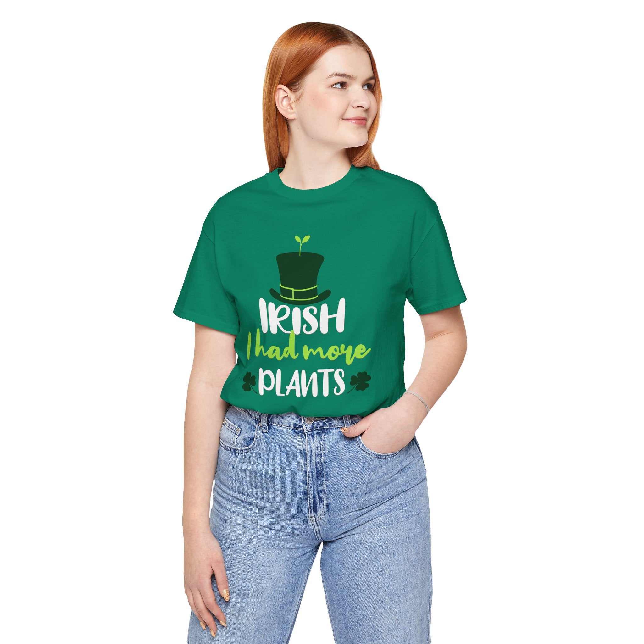 Irish I Had More Plants T-Shirt – St. Patrick’s Day Pun Tee for Plant Lovers