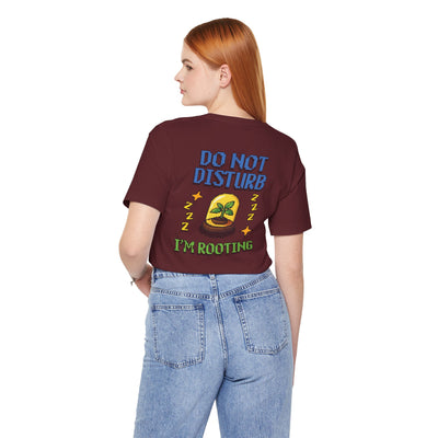 Do Not Disturb I’m Rooting T-Shirt – Funny Pixel Plant Lover Tee