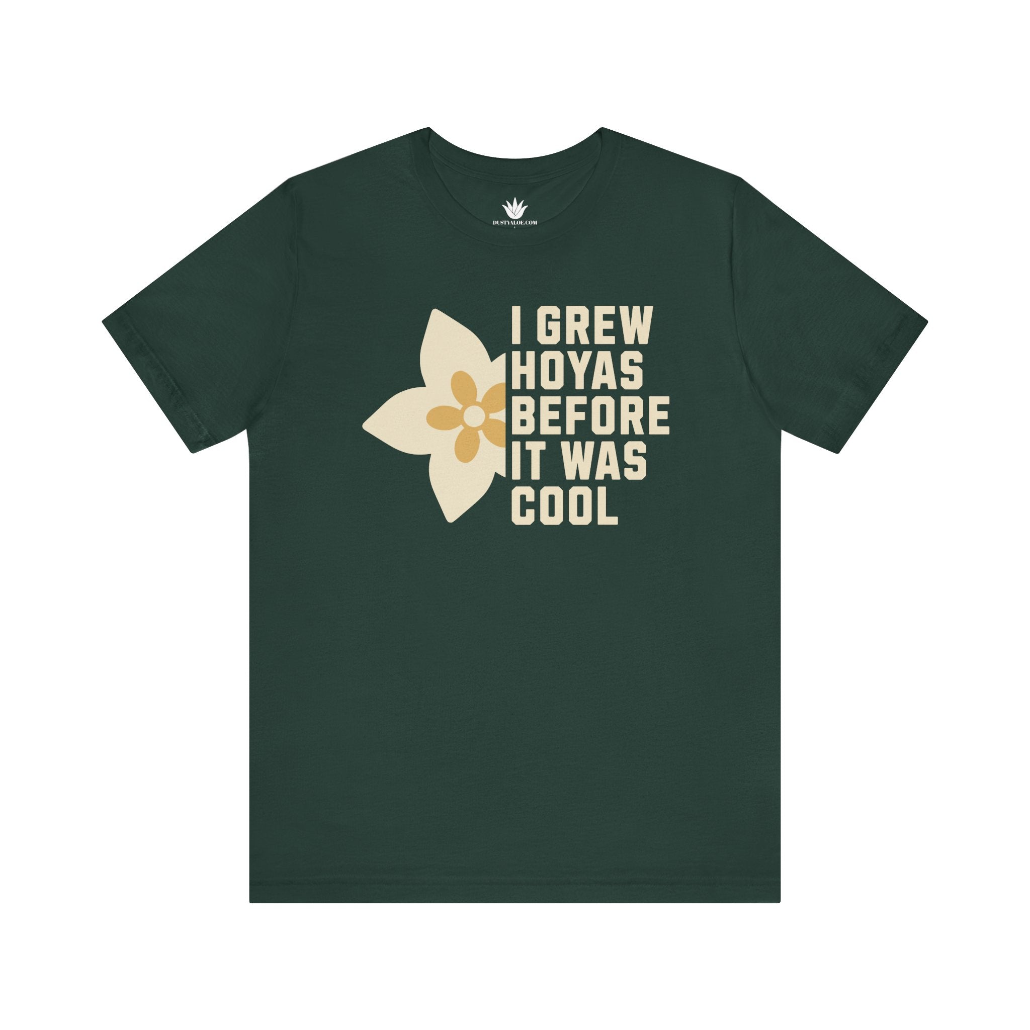 I Grew Hoyas Before It Was Cool T-Shirt – Retro Plant Nerd Tee for Hoya Lovers