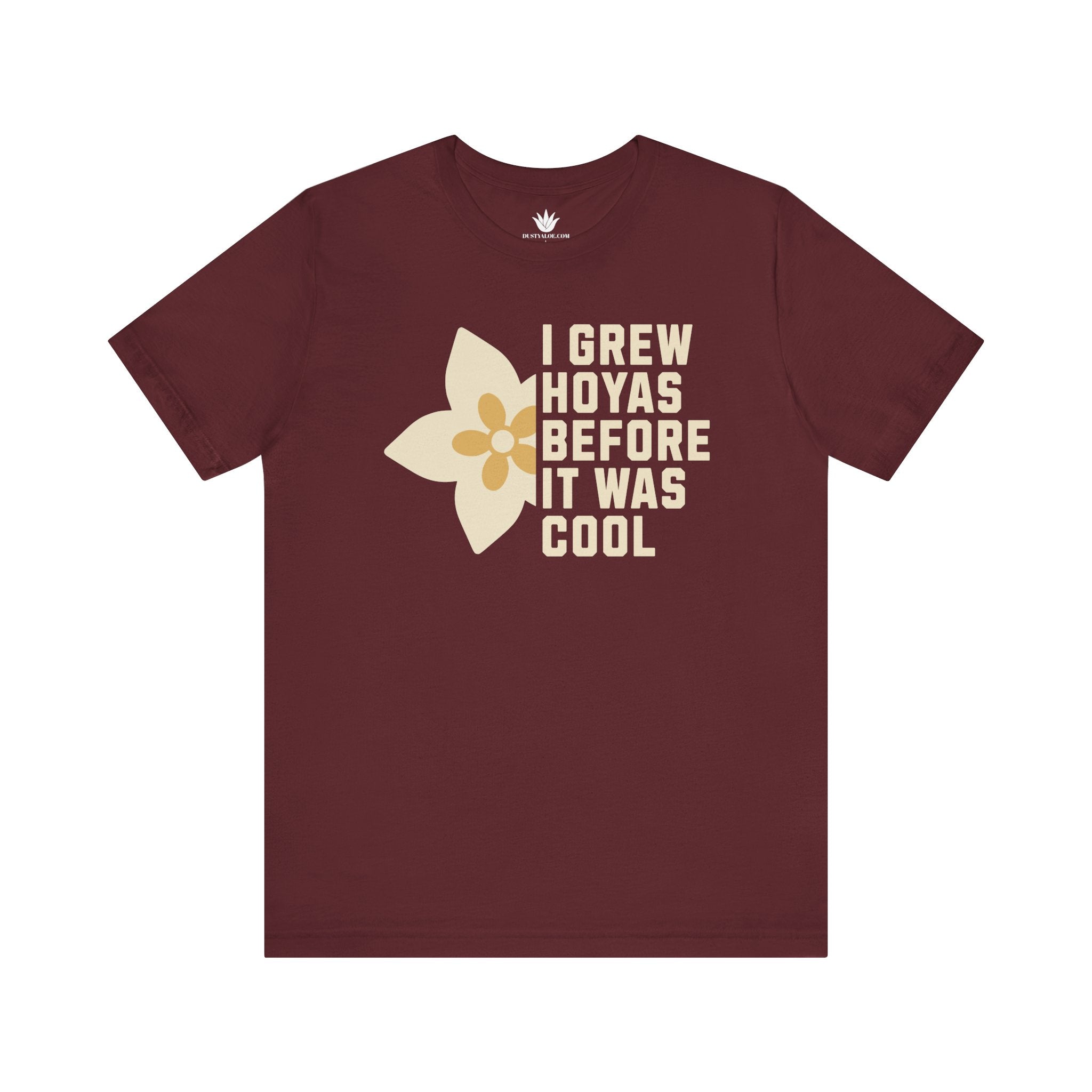 I Grew Hoyas Before It Was Cool T-Shirt – Retro Plant Nerd Tee for Hoya Lovers
