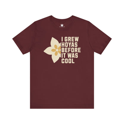 I Grew Hoyas Before It Was Cool T-Shirt – Retro Plant Nerd Tee for Hoya Lovers