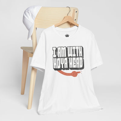 Hoya Head T-Shirt – Funny “I Am With Hoya Head” Tee for Plant Lovers