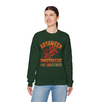 Hoyaween Sunstressed and Unbothered Sweatshirt