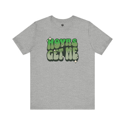 Light grey “Hoyas Get Me” T-shirt – vintage style plant parent tee for Hoya lovers and indoor plant fans